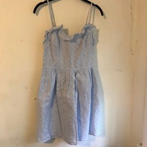 Pale blue summer dress